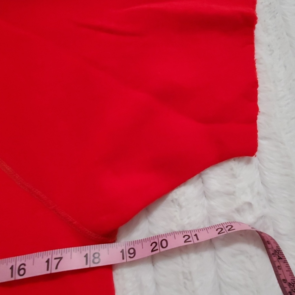 SAMMY HAGAR vintage red cut off short sleeve sweatshirt VINTAGE red rocker Small - Picture 5 of 8